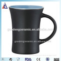 Black and blue color inside ceramic mug / beer steins mug